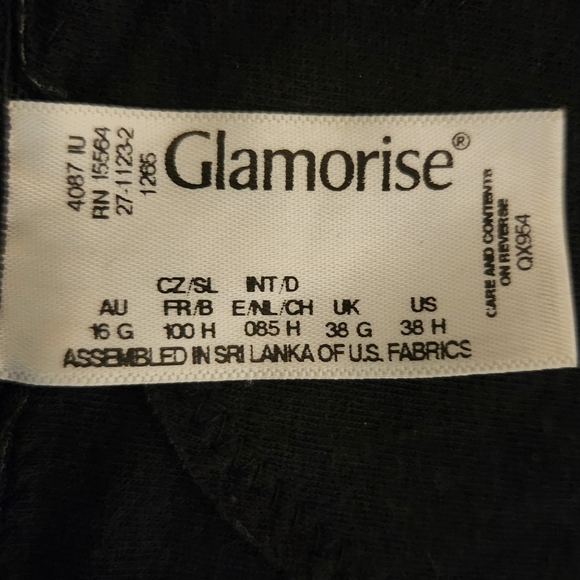 Glamorise Women's MagicLift Front Close Posture Back Support Bra #1265 Size 38H - Picture 5 of 12